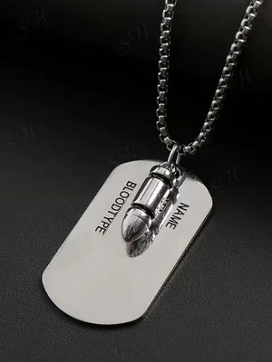 Necklace made of stainless steel new, does not tarnish