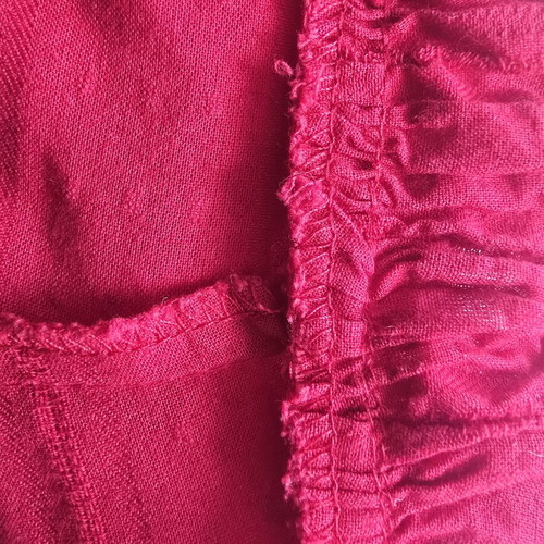 Women's shirt used, red, 100% cotton, size XL