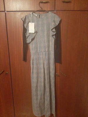 Miss Raxevsky jumpsuit new for 12-year-old girl black and white