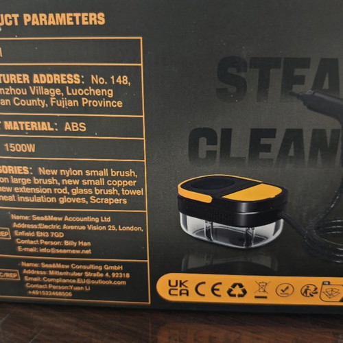 Gautye G1 Steam Cleaner 1500W New with 11 Accessories