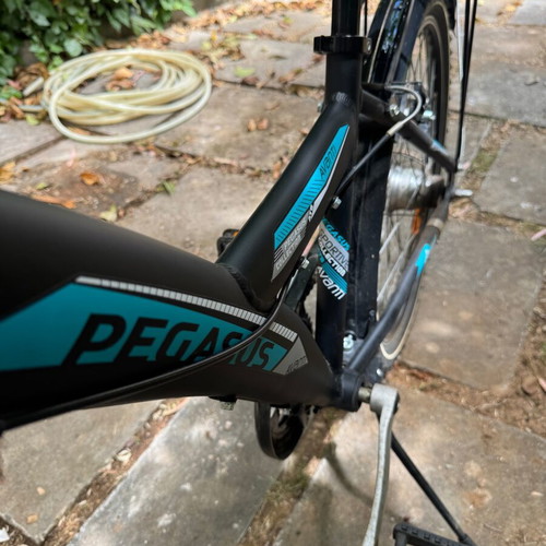 Pegasus Avanti City Trekking Bike used, 24 inch, blue, front suspension