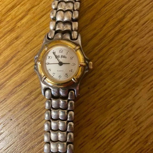 Folli Follie women's watch used, needs battery, gold and silver