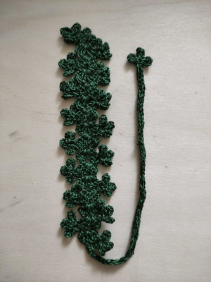Handmade bookmark new with crochet thread