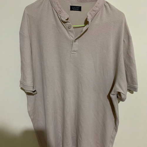 Zara man blouse size XL used, beige