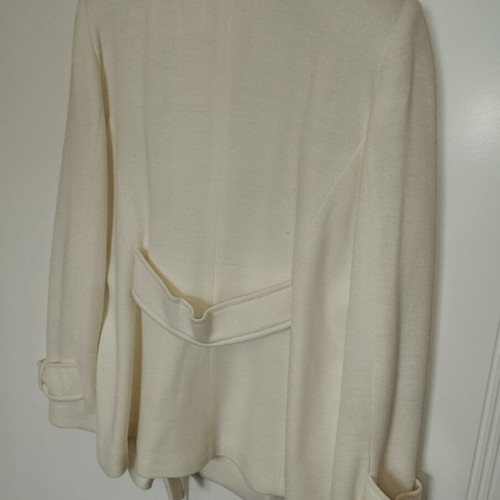 Ysatis white classic jacket like new, size L