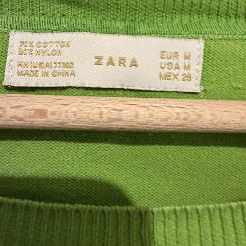 Zara sweater size M used, green