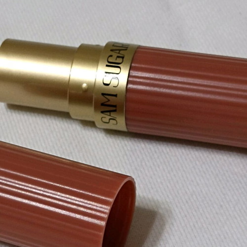 Lipstick with rhinestones waterproof new peach color