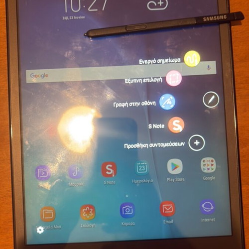 Samsung Galaxy Tab A Spen tablet used, digitizer needs replacement