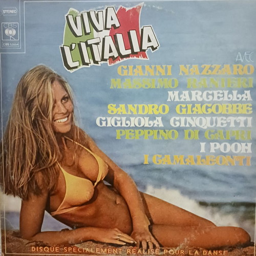 Italian hits used, 8 vinyl record collections