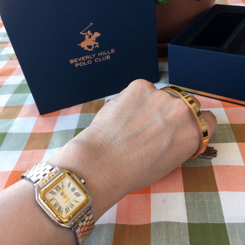 Beverly Hills Polo Club Cartier Panthère women's watch new, stainless steel 28mm