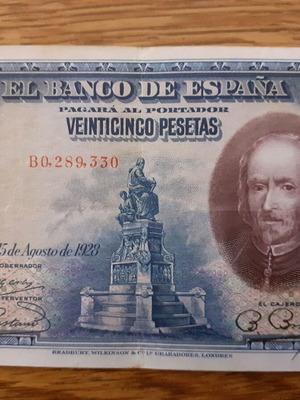 ΙΣΠΑΝΙΑ 5 ΧΑΡΤ/ΤΑ [ΠΩΛΗΣΗ ΠΑΚΕΤΟ] ( 1925 -1931 ) / SPAIN 25 , 50, 50, 100, 100 PESETAS  XF / VF