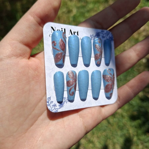 Press On Nails New Set with Application Tools