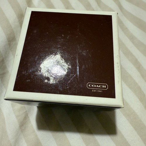 Coach box like new