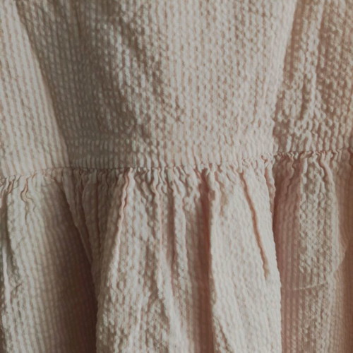H&M dress 92 cm white pink like new