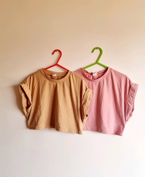 Παιδικά Crop Boxy T-shirts