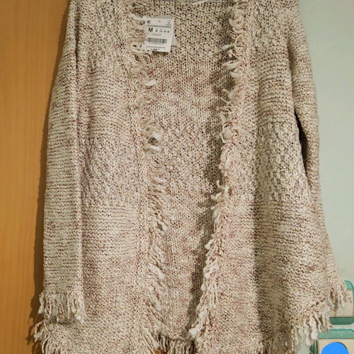 Zara women's knitted cardigan new, size S-M, pink multicolor
