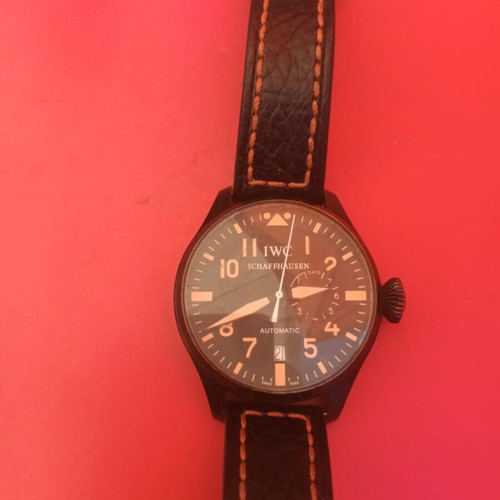 IWC Big Pilot Top Gun Miramar watch used, men's black