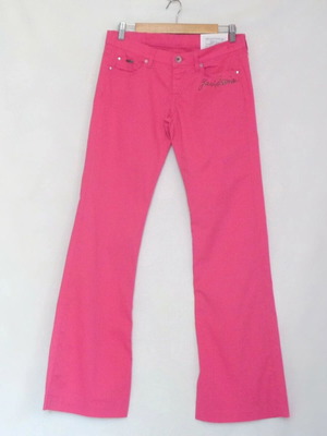 Gas pink wide-leg jeans new, size 27