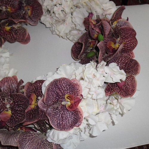 Orchid wreath Le Shop like new, diameter 50cm
