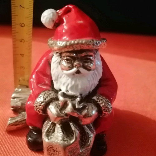 Silver-plated Santa Claus in excellent condition