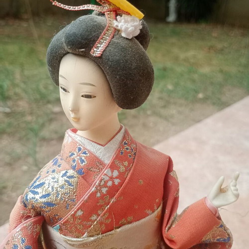Traditional Japanese Geisha doll used
