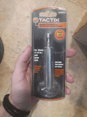 Tactix Internal Cutting Disc 32mm with 1/4" Shaft