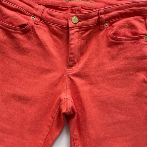 Michael Kors slim orange denim pants like new, size 29