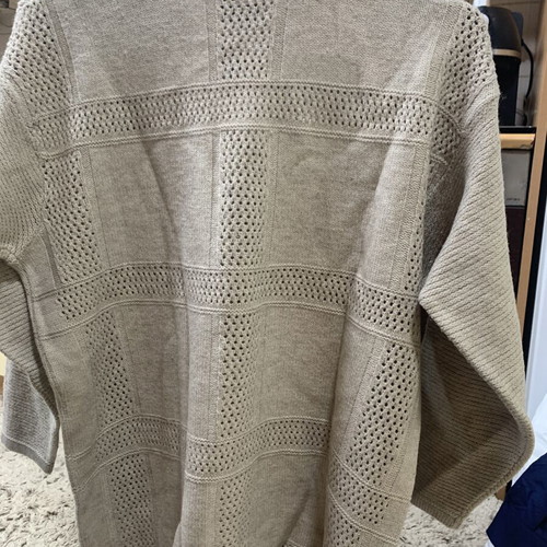 Lussile women's sweater like new, beige, size L
