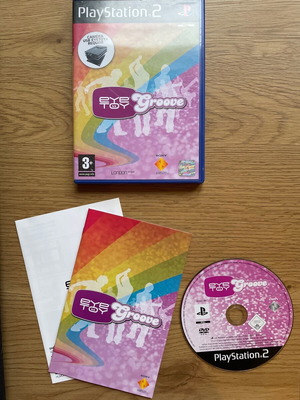 PS2 Eye Toy Groove used for PlayStation 2 with manual
