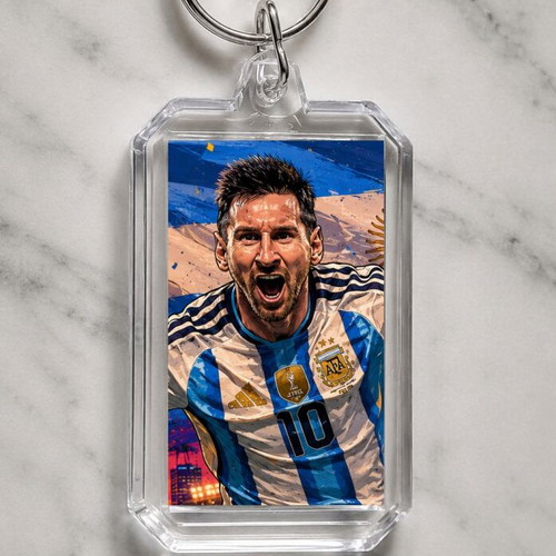 Acrylic Keychain Inspired by Lionel Messi 2026 World Cup Moments new