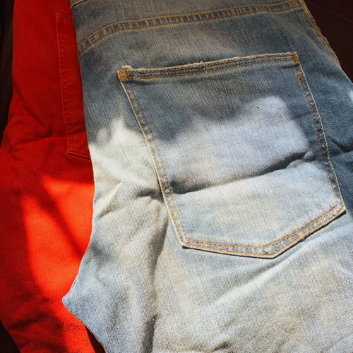 Zara Man men's jeans set blue and red like new, size L