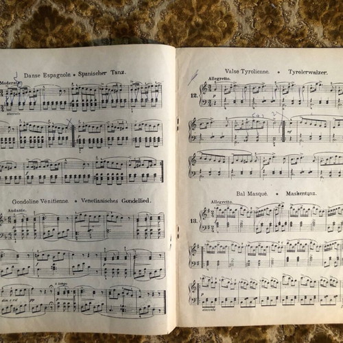 OESTEN Vintage Piano Learning Edition for Beginners Used