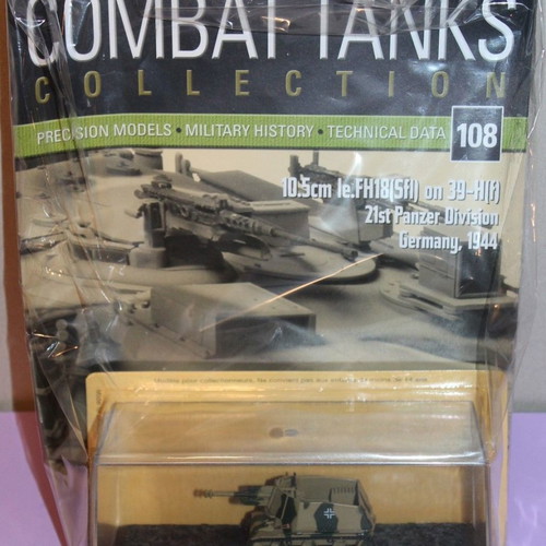 DeAgostini The Combat Tanks Collection 108 10.5 cm le FH18 καινούργιο