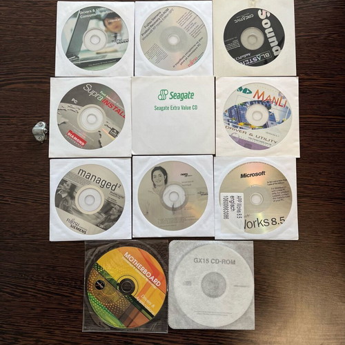 Software and drivers CD collection like new for retro PC