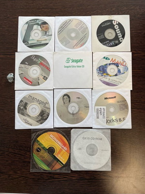 Software and drivers CD collection like new for retro PC