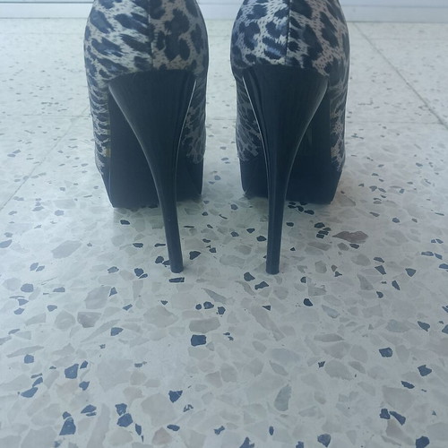 Trendy Too Pumps new textile black and white size 36