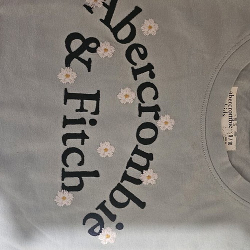 Abercrombie & Fitch girls' T-shirts, pack of 3, multicolor