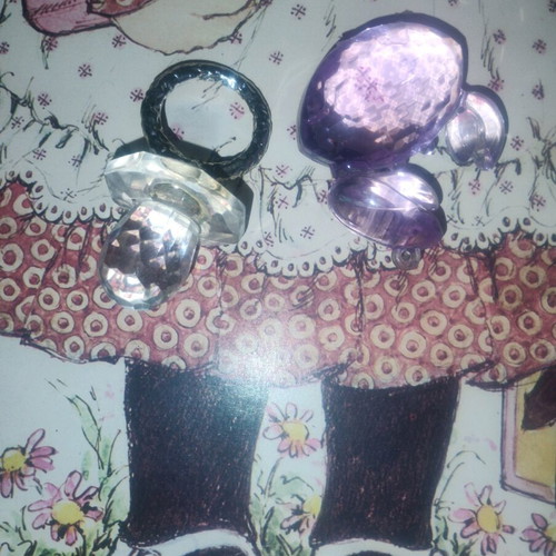 Diamond world used, set of two pieces