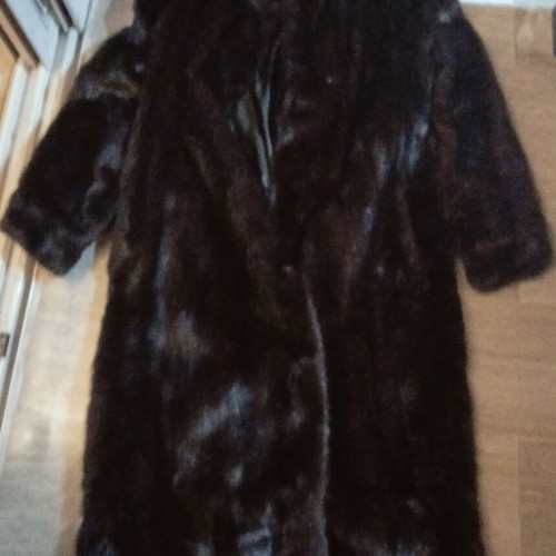 Fur long coat Dasco like new