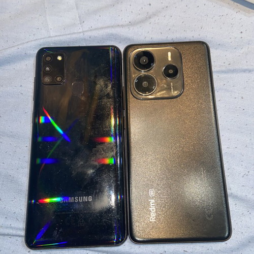 Xiaomi Redmi Note 14 5G 128GB and Samsung Galaxy A21s 64GB like new