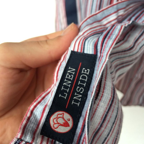Armani Jeans Vintage Linen Cotton Shirt L Like New