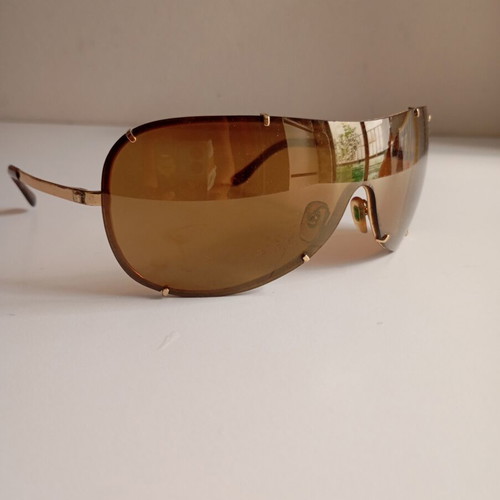 Versace vintage sunglasses unisex used, gold color