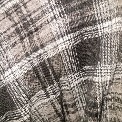 Women's thin sweater with plaid details like new, size L