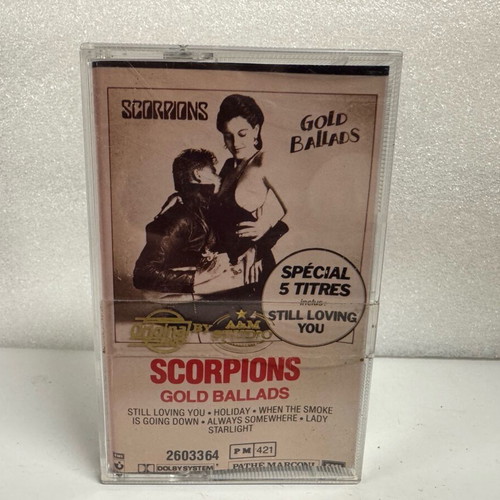 Scorpions Gold Ballads cassette like new, classic rock
