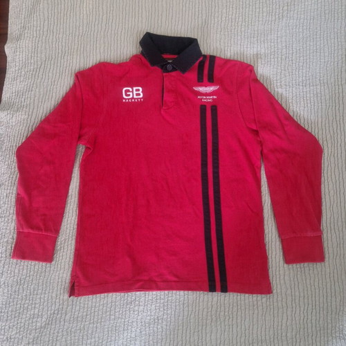 Aston Martin Racing long sleeve shirt like new, red, size L