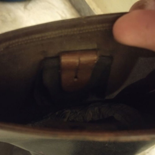 Wehrmacht German Army Boots used, size 42, leather