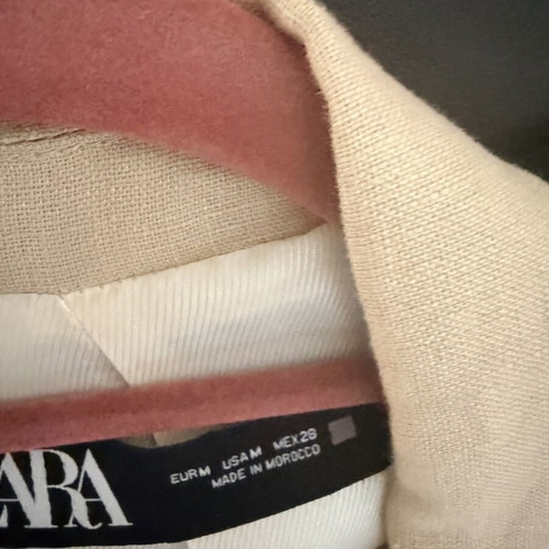 Linen suit beige oversize, like new, Zara, size M