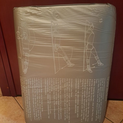 Soft Double-Sided Exercise Mat with Workout Guide new