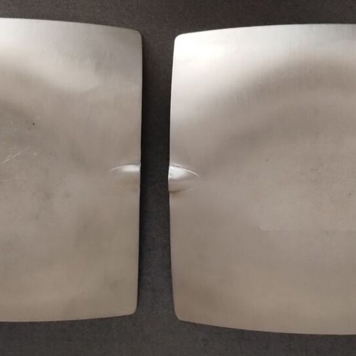 Pall Mall metal ashtrays like new, set of 2 pieces
