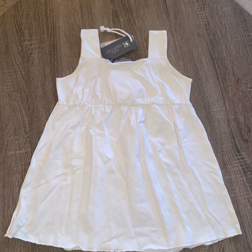 Alouette Planet white sleeveless top size 10 years new with beads